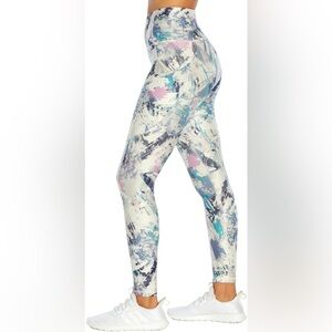 BALLY TOTAL FITNESS || High-Rise Pocket Legging in Blue/Grey Jazz - SZ S ⭐️NWT⭐️